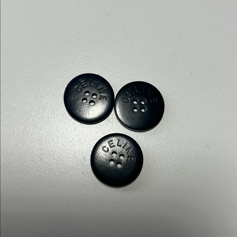 Celine Black Button Trio